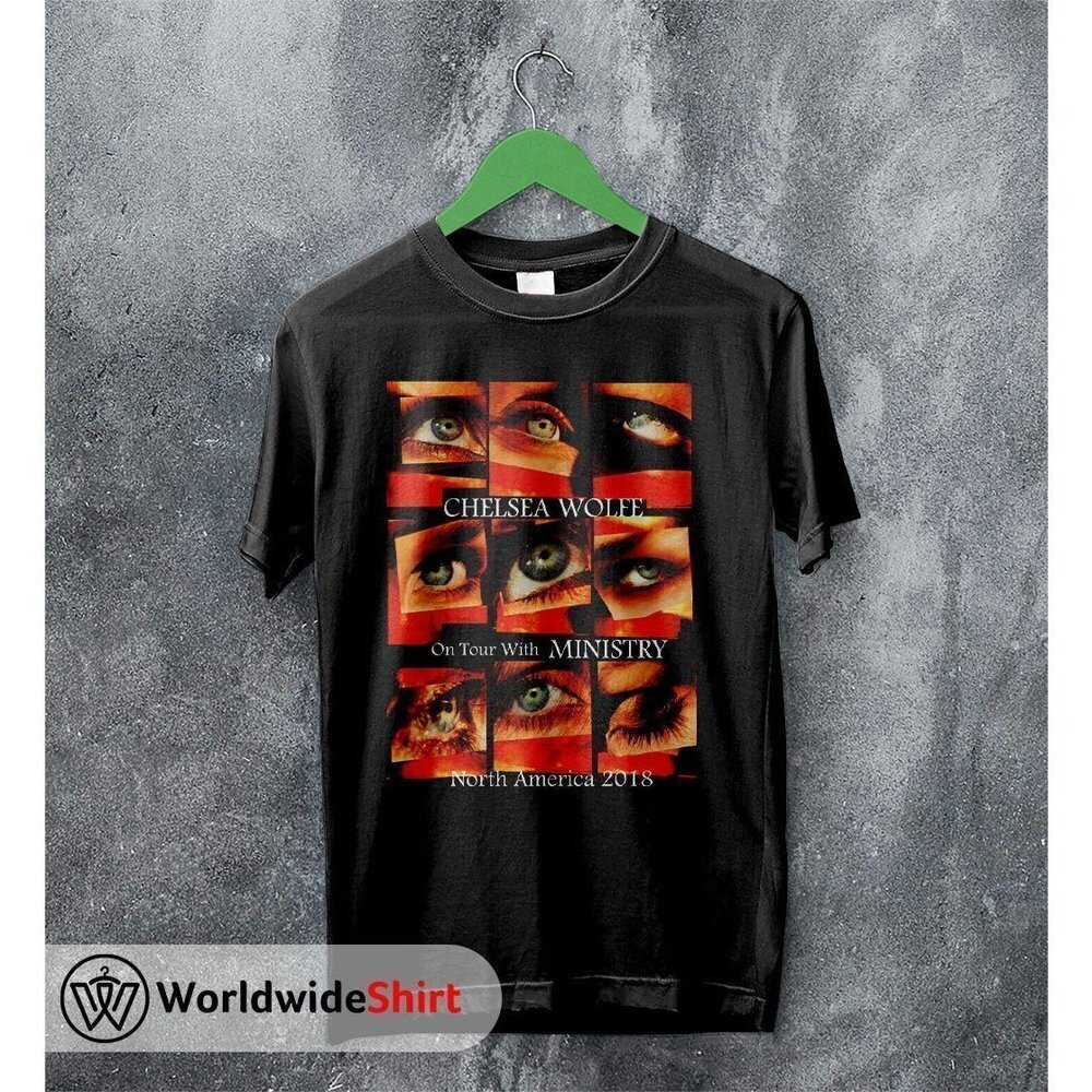 Chelsea Wolfe 218 US Tour Gothic Rock Music Graphic Fan Art T-Shirt